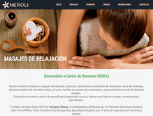 Tablet Screenshot of neroli.cl